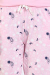 Zivame Joyful Jingles Knit Cotton Pyjama Set - Rose Shadow — thumbnail 6